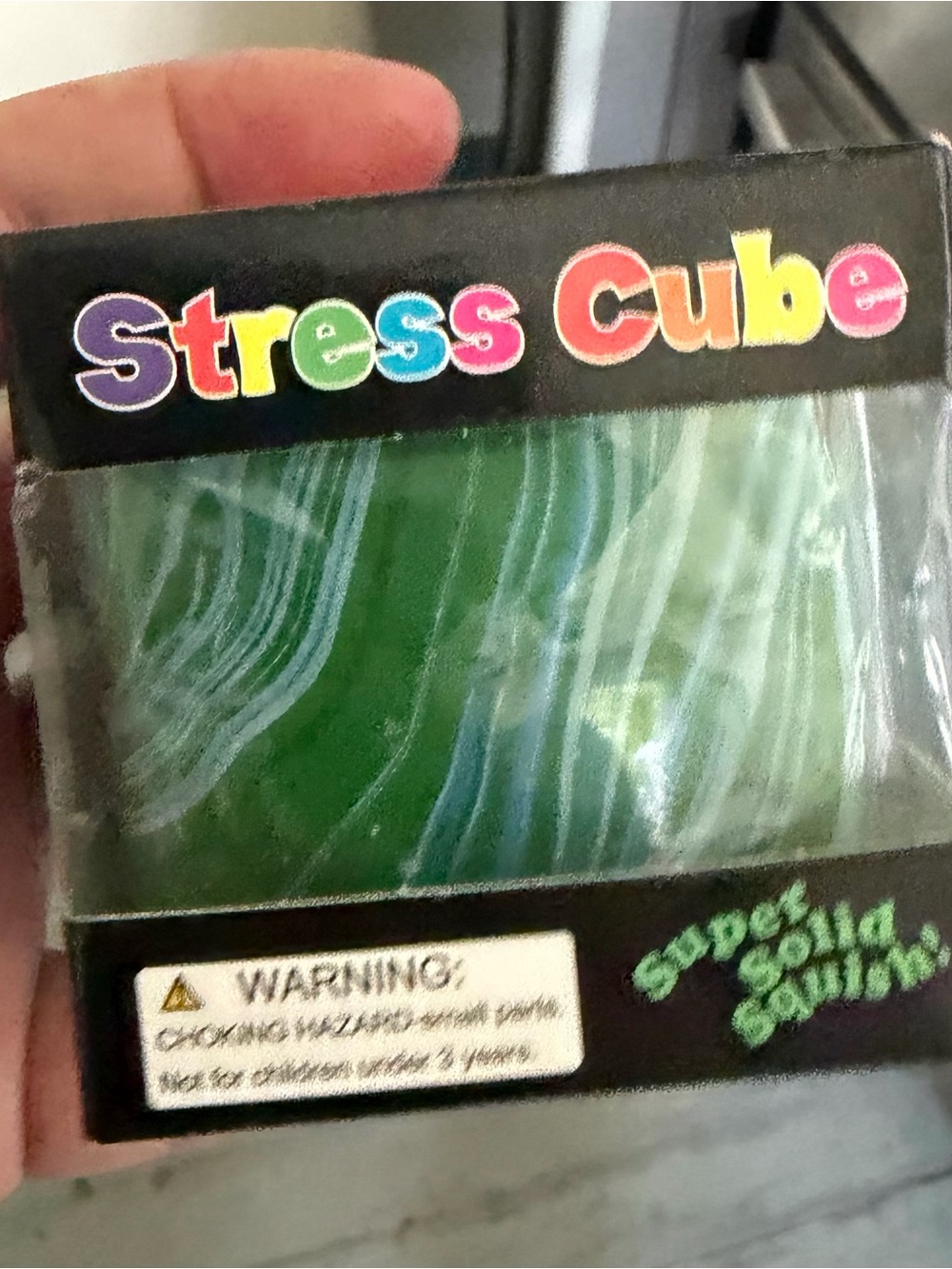 Stress Cube Kids Stress Relief Toy - Green